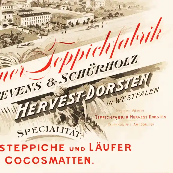 Musterbuch der Dorstener Teppichfabrik Stevens & Schürholz.