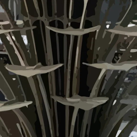 Stilisierter Ausschnitt des Spatenbrunnens.